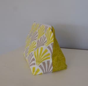 Yellow and grey bag - $10.00